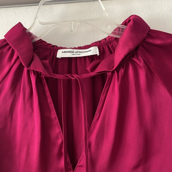 Amanda Uprichard Vittoria Silk Top - Picture 5 of 6